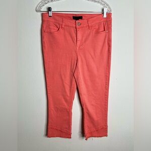 Renuar Womens Jeans Frayed Ankle Stretch Size 6